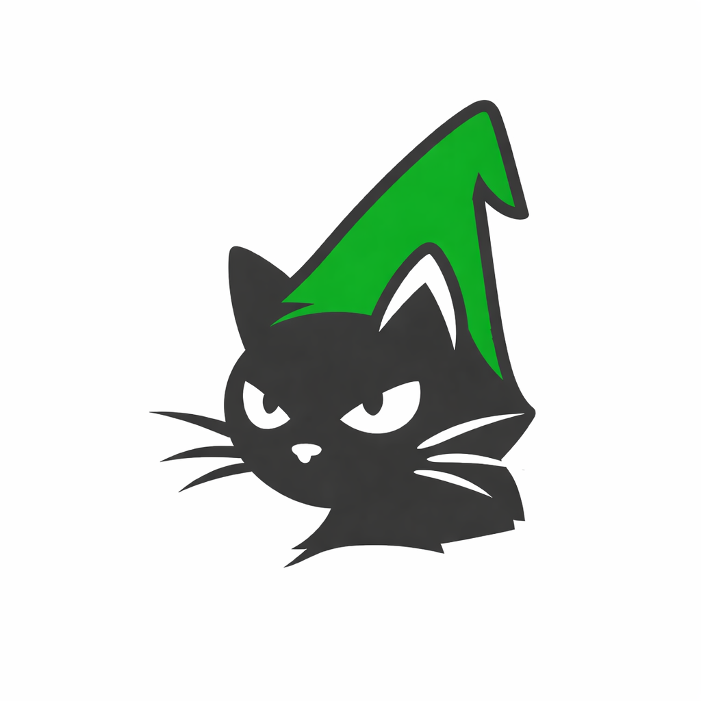 Symfonicat cat wizard logo